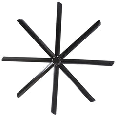 Large 96/100/108 Inch Industrial Ceiling Fan with Remote, No Light with 7/8 Aluminum Blades,DC Motor, 6 Speeds, Forward & Reverse Function-2/3 Downrods Included