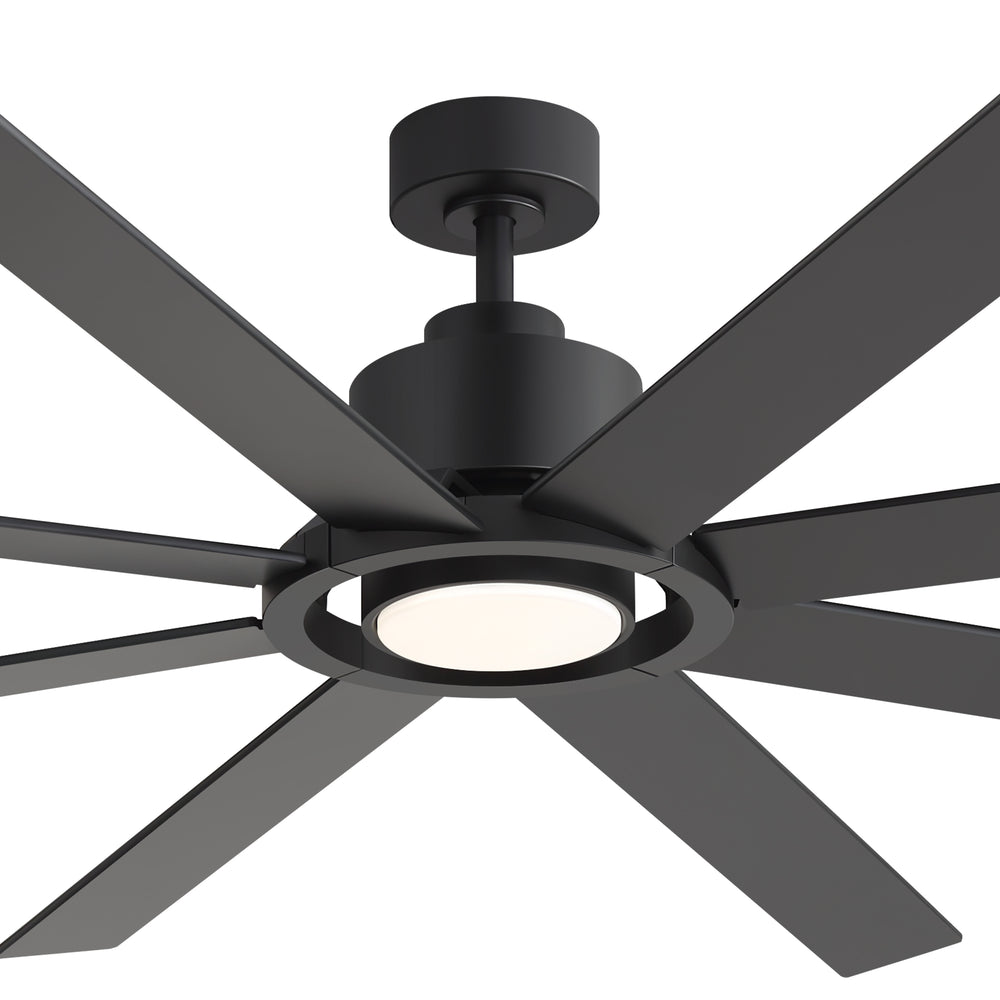 Altairn 72 Inch Dimmable Ceiling Fan With Light and Remote