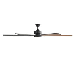 72 Inch Large Ceiling Fan with Light, 8 Reversible Blades, Quiet DC Motor, 6 Speeds Remote Control, 3CCT Dimmable LED, Reversible Airflow, 5-inch and 10-inch Downrods Included