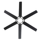 Magnara 60 Inch Black Ceiling Fan With Light and Remote