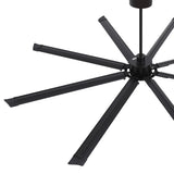 Arvessa 100 Inch Industrial No Light Ceiling Fan With Remote