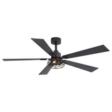 Savelle 42/52-Inch 5-Blade Ceiling Fan With Light & Remote