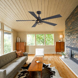 Savelle 42/52-Inch 5-Blade Ceiling Fan With Light & Remote