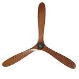 72 Inch Large Ceiling Fan without Light with 3 Solid Wood Blades & Remote