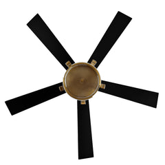 Ternence 52 in. Integrated LED Indoor Gold Ceiling Fan with Remote Control and Light Kit Included