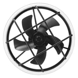 Marora 20-Inch Black Ceiling Fan With Light