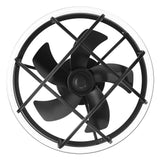 Marora 20-Inch Black Ceiling Fan With Light