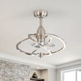 Halcyra 20-Inch Modern 3 Blade Ceiling Fan With Light