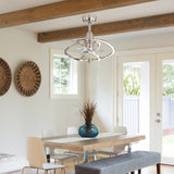Halcyra 20-Inch Modern 3 Blade Ceiling Fan With Light