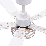 Savelle 42/52-Inch 5-Blade Ceiling Fan With Light & Remote