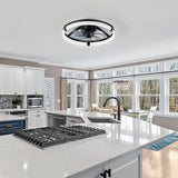 Sorello 20-Inch Low Profile Ceiling Fan With Dimmable Light
