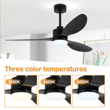 Aervon 52-Inch 3-Blade Ceiling Fan With Light