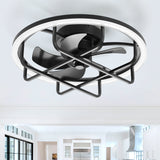 Marora 20-Inch Black Ceiling Fan With Light