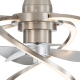 Halcyra 20-Inch Modern 3 Blade Ceiling Fan With Light