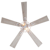 Savelle 42/52-Inch 5-Blade Ceiling Fan With Light & Remote