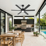 Lumora 60 Inch Ceiling Fan With Light and Remote