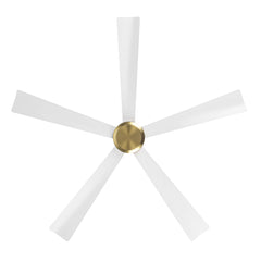 52 in. 6-Speed Indoor Black Ceiling Fans with Remote without Light,5" Downrod Included