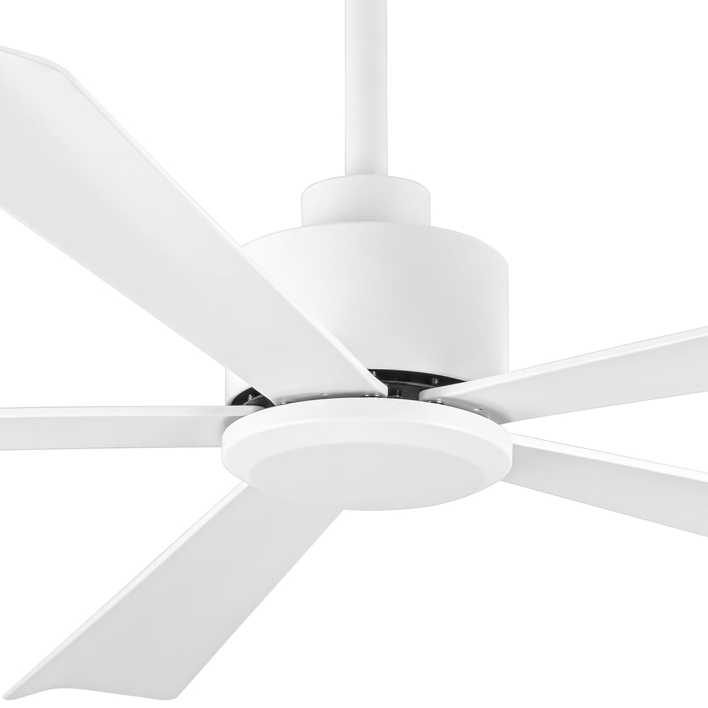 Westmere 52-Inch Black Ceiling Fan With No Light & Remote