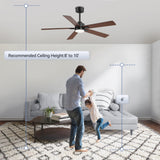 Charlie 42/52 Inch Ceiling Fan with Light & Remote