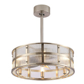 20" Jdavie 5 - Blade Caged Ceiling Fan with Remote Control and Light Kit Included