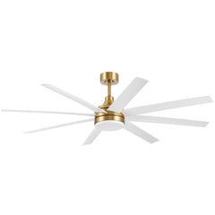 Jamii-Leigh 65. 8 - Blade LED Standard Ceiling Fan with Remote Control and Light Kit Included