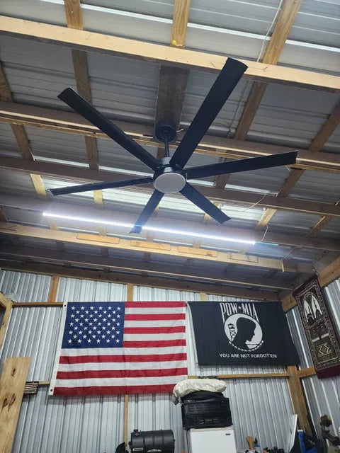 Customer photo of the Aluvanta 72" Large Ceiling Fan with Light and Remote