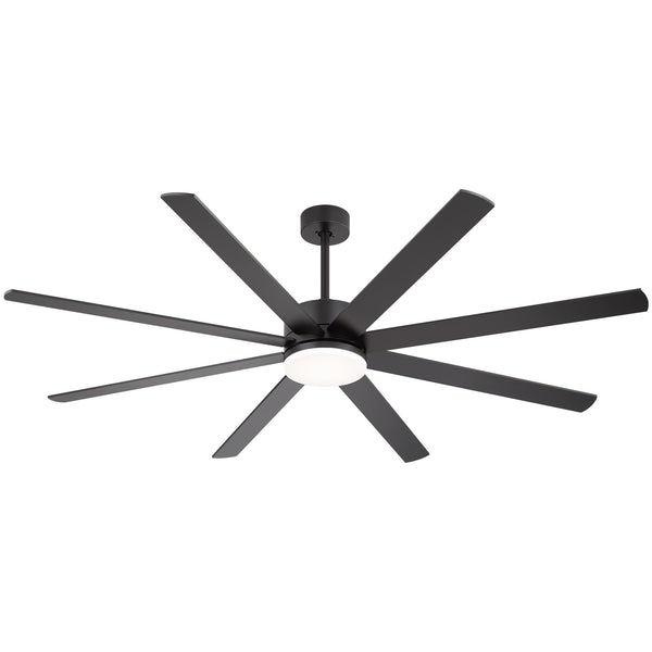 Luminor 72-Inch Extra-Large Ceiling Fan with LED Light and Remote