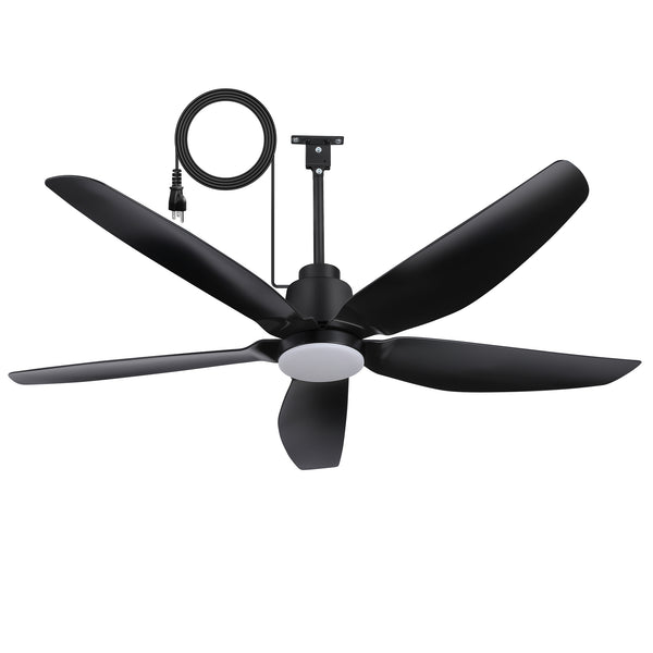 Seravo 42/52-Inch Outdoor Ceiling Fan With Light