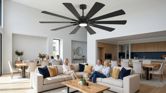 Large Ceiling Fans for Great and Family Rooms