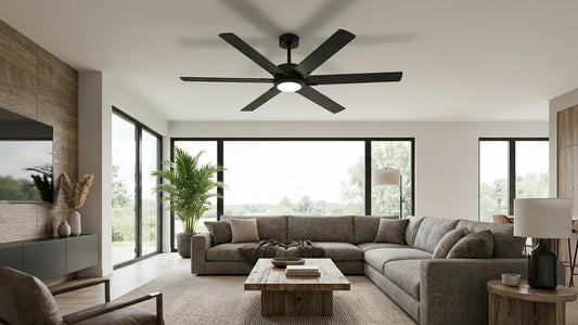 Large Ceiling Fan Parts and DIY Guide