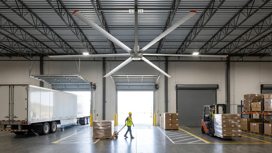 HVLS Fans for Loading Docks and Open Dock Doors