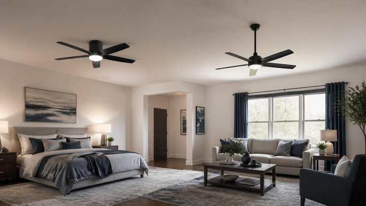 Flush Mount vs Standard Fans