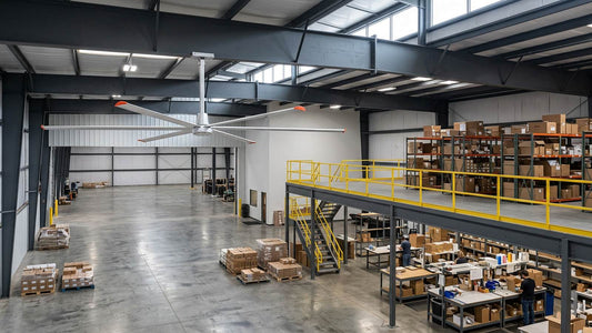 How Do Mezzanines Affect HVLS Fan Airflow?