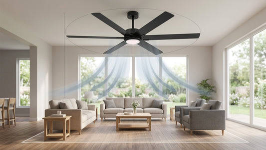 Ceiling Fan CFM Explained: Airflow Chart, Room Size & How to Compare Fans