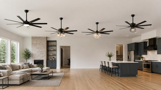 Large Ceiling Fan Lighting Options: How to Choose the Right Light