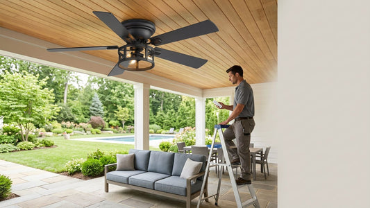 How to Install a Ceiling Fan with Light