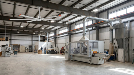 Do HVLS Fans Interfere With Dust Collection Systems?