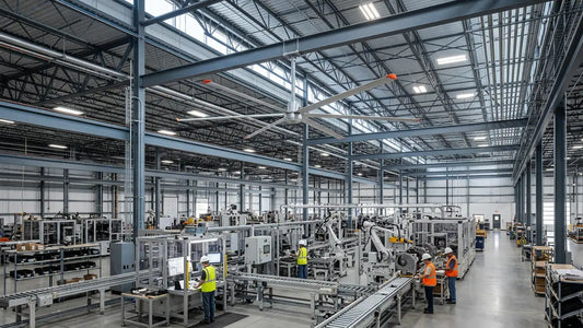 Can HVLS Fans Be Used Over Production Lines?