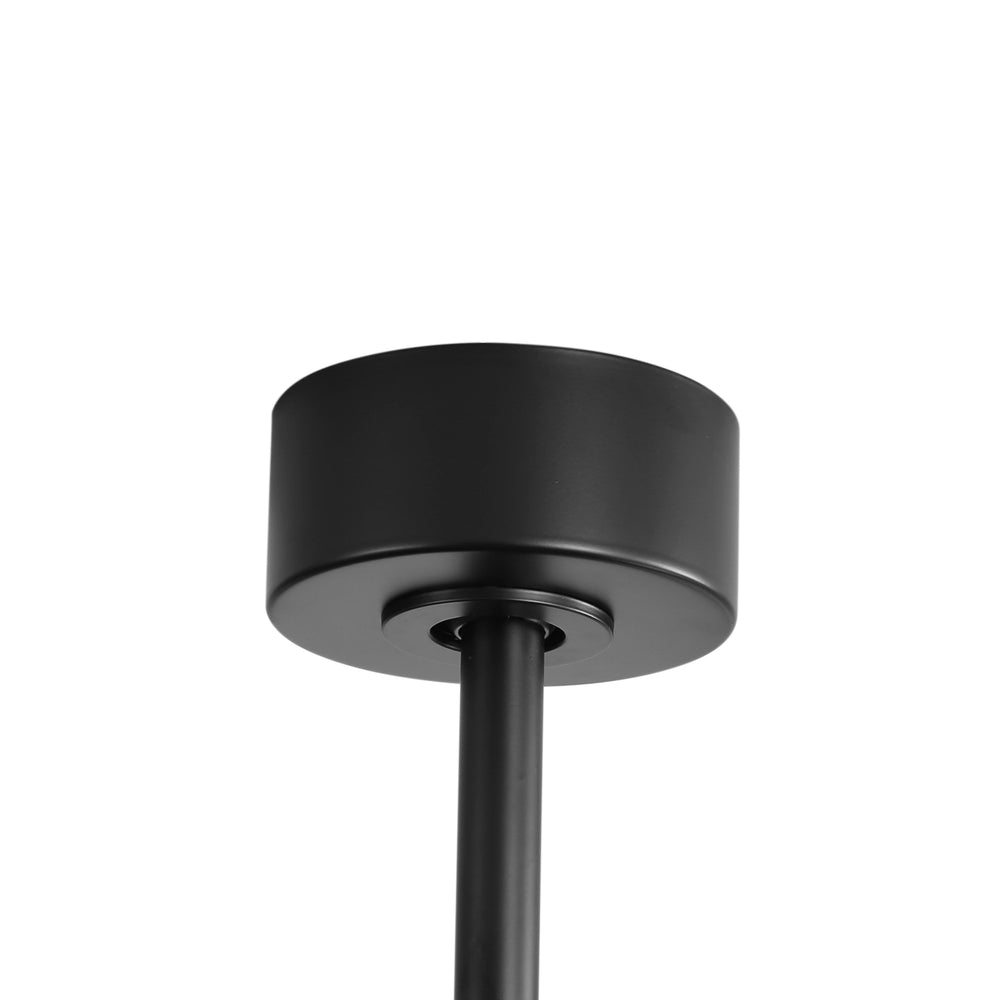 65-Inch Industrial Ceiling Fan, No Light with Remote, 8 ABS Blades, Quiet Reversible DC Motor, 6-Speed, Timer Function