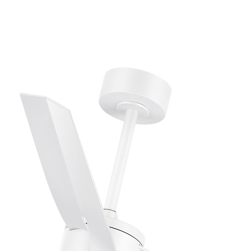 52-in Black/White LED Ceiling Fan with Light Kit and Remote(3-Blade)