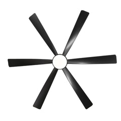 Anisten 65-in Indoor Large LED Ceiling Fan with Light Remote (6-Blade)