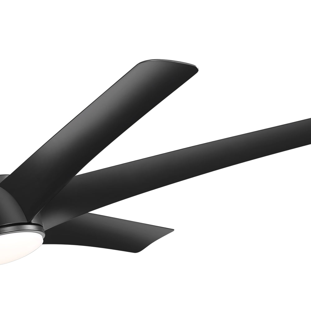 65-in Indoor Large LED Ceiling Fan with Light Remote (6-Blade)