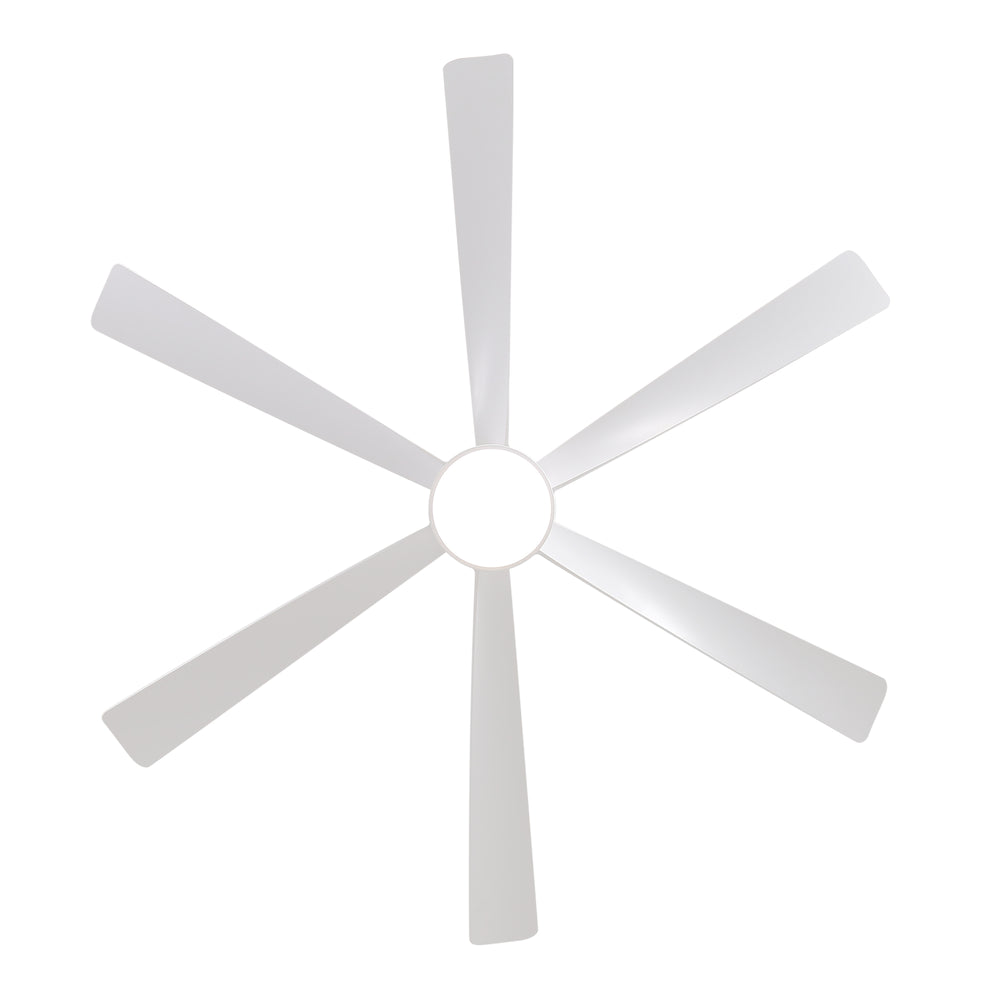 65-in Indoor Large LED Ceiling Fan with Light Remote (6-Blade)