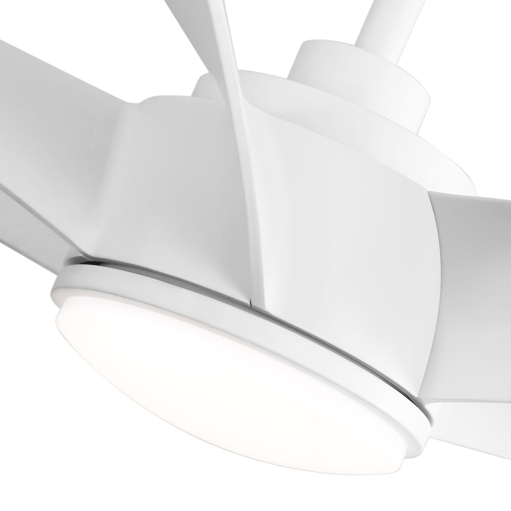 65-in Indoor Large LED Ceiling Fan with Light Remote (6-Blade)