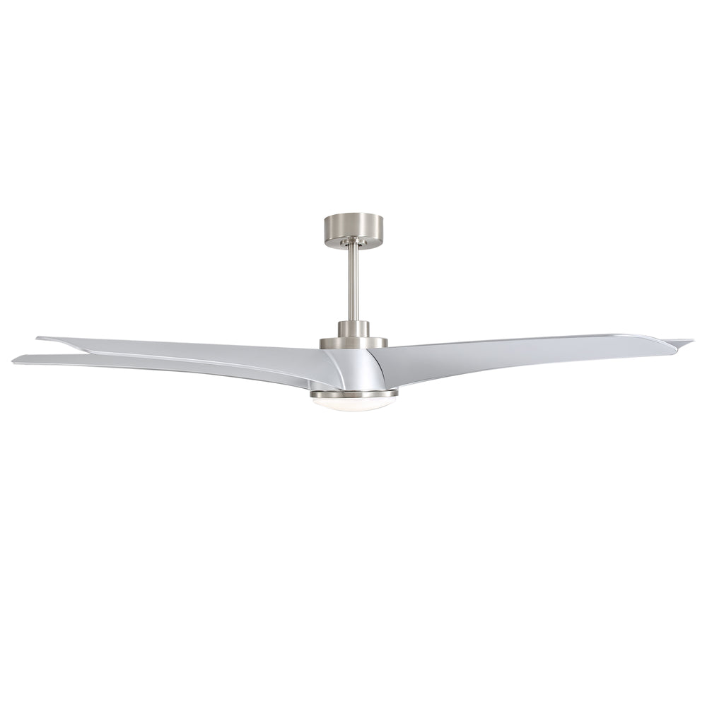 65-in Indoor Large LED Ceiling Fan with Light Remote (6-Blade)