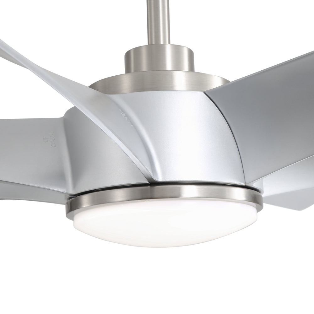65-in Indoor Large LED Ceiling Fan with Light Remote (6-Blade)