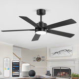 Charlie 52-Inch Smart Ceiling Fan With Light