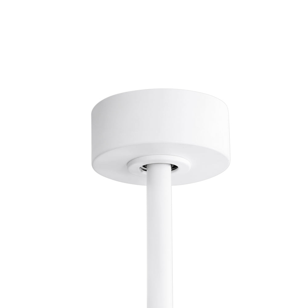 52-inch 5-Blade LED Ceiling Fan with Light and Remote,5" and 10" Downrods Included