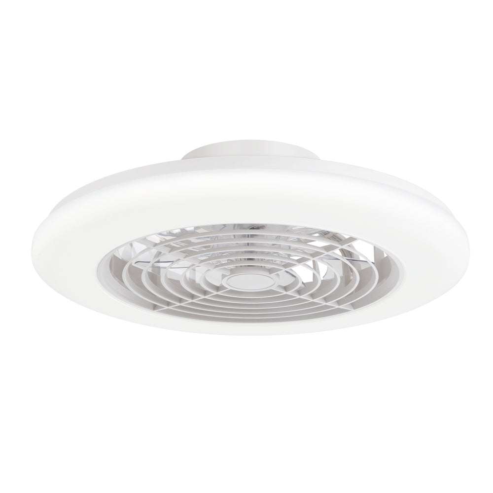 19-in Low Profile Ceiling Fan with Light, RGB Dimmable LED Enclosed Ceiling Fans with Remote