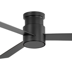 52in Flush Mount Ceiling Fan with Remote without Light(3-Blade）